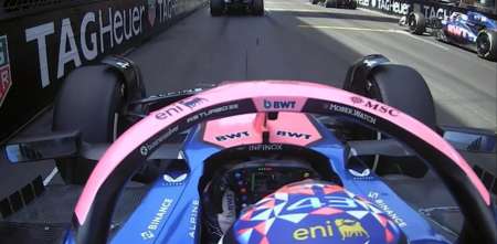F1: ¡Desde adentro! Así fue la largada de Colapinto en el GP de Mónaco