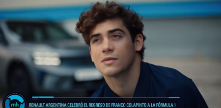 Renault celebró el regreso de Franco Colapinto a la Fórmula 1