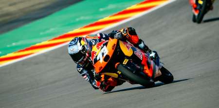 Moto3: Perrone logró meterse en la Q2 del GP de Aragón