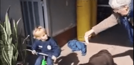 El niño que sueña con ser Colapinto y emocionó a todos en redes sociales