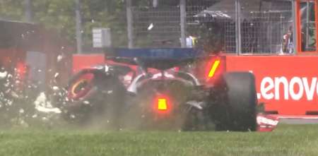F1: el fuerte golpe de Charles Leclerc que generó la bandera roja en Canadá