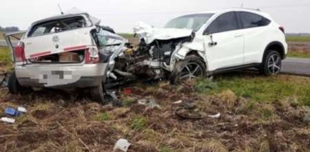 Fatal choque frontal a la altura de Lobería: un muerto