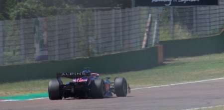 F1: ¡Prueba Alpine! Aron giro en Imola con el A523