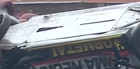 TC: duro accidente de Landa en el primer entrenamiento en Posadas