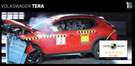 Latin NCAP: el Volkswagen Tera obtuvo cinco estrellas de seguridad
