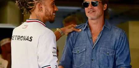 F1: Brad Pitt elogió a Lewis Hamilton: “No hubiésemos hecho esta película sin él”