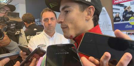 MotoGP: La irónica frase de Marc Márquez tras su golpe: "Me dieron puntos en la pera, pero no suman para el campeonato"