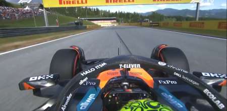¡Al límite! Así fue la vuelta de la pole de Lando Norris en Austria