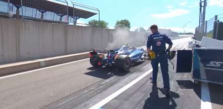 F1: Carlos Sainz sufrió un principio de incendio y no podrá largar en Austria