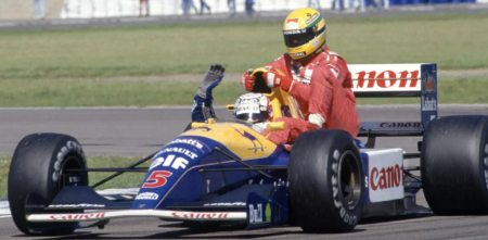 F1: ¡Subí que te llevo! El día que Mansell llevó a Senna en Silverstone