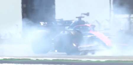 F1: el trompo de Gasly en la FP1 del Gran Premio de Gran Bretaña