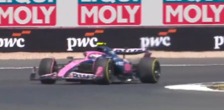 F1: Franco Colapinto a fondo en Silverstone