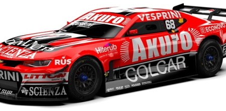 TC: ¡Colores renovados! Canapino mostró el nuevo diseño de su Chevrolet Camaro