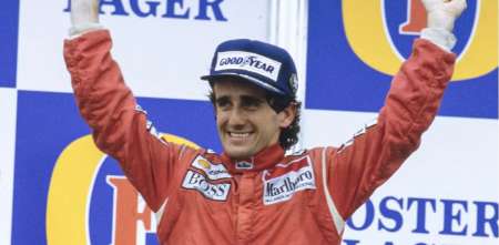 Prost se subió al icónico Mclaren de 1988 en Goodwood