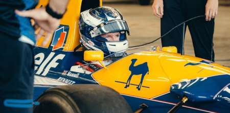 F1: Vowles participó del festival de Goodwood y manejó el histórico FW14B de Williams