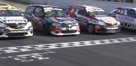 Turismo Pista: ¡Cuatro a la par! Así fue la espectacular victoria de Agustín Canapino en Buenos Aires