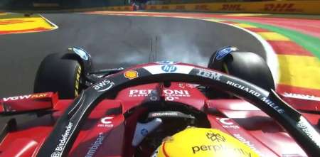 F1: Hamilton y su error en la SQ1 del GP de Bélgica: "Es la primera vez que me pasa"