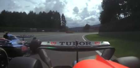 F1: la prolija maniobra de Colapinto para superar a Hadjar y avanzar en Spa