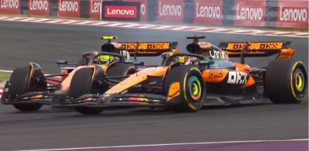F1: el encontronazo entre Norris y Piastri en la FP2 del GP de Hungría