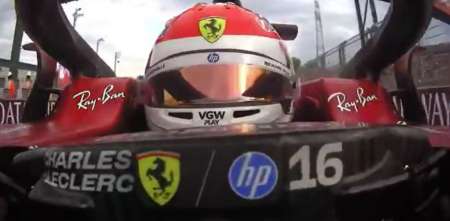 F1: ¡No se la esperaba! La espontánea reacción de Leclerc al ser notificado sobre su pole en Hungría