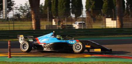 F4 Italiana: Teo Schropp cerró su paso por Imola con un top diez