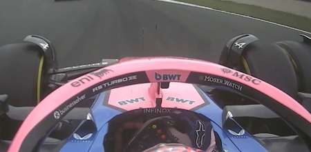 F1: así fue el toque entre Colapinto y Ocón en el GP de Países Bajos