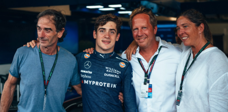 El emotivo posteo de los representantes de Colapinto para recordar su debut con Williams en la F1