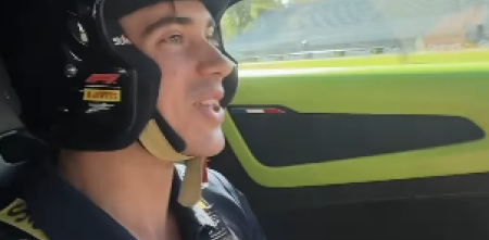 F1: el divertido recorrido de Colapinto en Monza manejando un Alpine