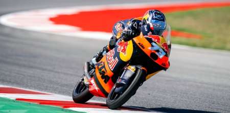 Moto3: Almansa hizo la pole y Perrone clasificó 15° en el GP de Cataluña