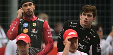 F1: el descontento de Colapinto por el accionar de Hamilton en una de sus vuelta rápida en la FP3