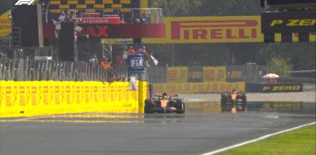 F1: McLaren tuvo que darle una orden de equipo a Piastri para remediar la mala parada de Norris