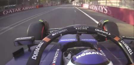 F1: ¡A bordo! Así fue la vuelta rápida de Colapinto que lo llevo a clasificar noveno en Bakú