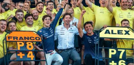 F1: "Actuación destacada", el mensaje de Vowles que hace referencia a Colapinto