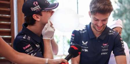 F1: el gracioso momento entre Colapinto y Gasly en la previa del GP de Azerbaiyán