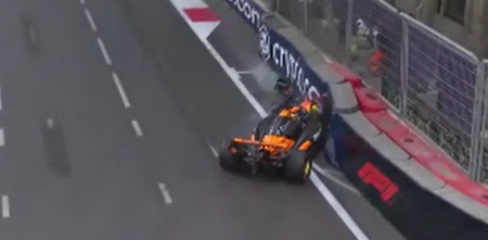 F1: Piastri y un accidente que lo dejó con las manos vacías en la clasificación del GP de Azerbaiyan