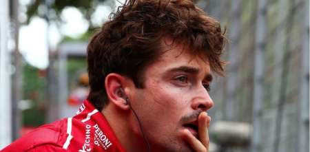 F1: la maldición de Leclerc en el circuito callejero de Bakú