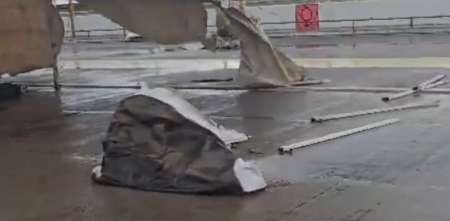 El temporal atacó el Autódromo de Toay y causó destrozos