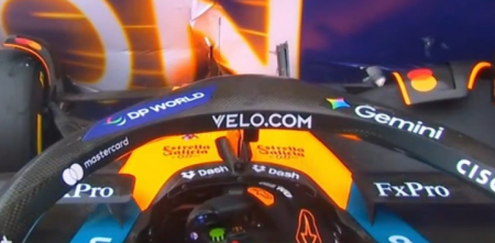 F1: ¡Golpe de escena! Piastri se pegó en el inicio y abandonó el GP de Azerbaiyán
