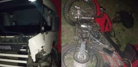 Tragedia en Entre Ríos: murió un motociclista de 65 años tras chocar contra un camión en Ruta 11