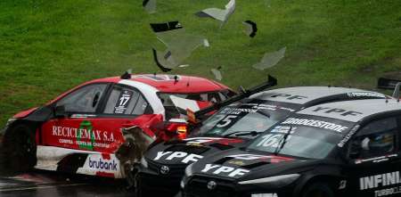 TC2000: ¡Impactante! Así fue la secuencia del golpe de Teske, Malbrán y García foto por foto