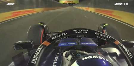 F1: ¡A bordo! Así es una vuelta rápida de Franco Colapinto en Singapur
