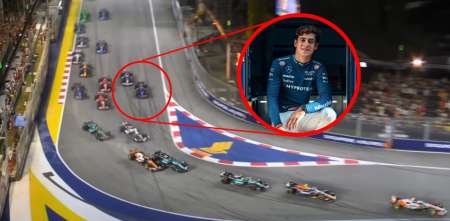 Colapinto vuelve a Singapur: el recuerdo de la largada que sorprendió a toda la F1
