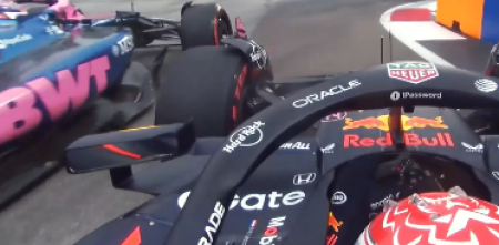 F1: Colapinto pasó cerca de Verstappen para dar paso a Gasly en la FP3 de Singapur