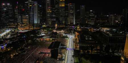 F1: seguí el minuto a minuto de la clasificación del GP de Singapur