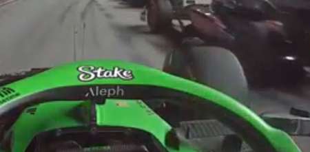 F1: ¡Se defiende Franco! Así fue la lucha de Colapinto con Hulkenberg en el GP de Singapur