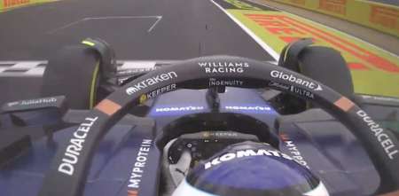 F1: así es una vuelta en Austin a bordo del Williams de Colapinto