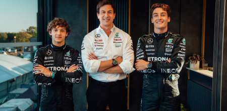 F1: Mercedes confirmó la continuidad de Russell y Antonelli en 2026