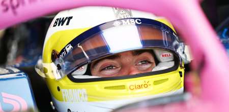 F1: Colapinto presentó su flamante casco en la previa al GP de Estados Unidos