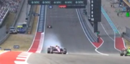 F1: Colapinto buscó los límites y cometió un exceso en la práctica del GP de Estados Unidos