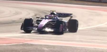 F1: la salvada que tuvo que hacer Colapinto para evitar golpearse en la clasificación del GP de las Américas